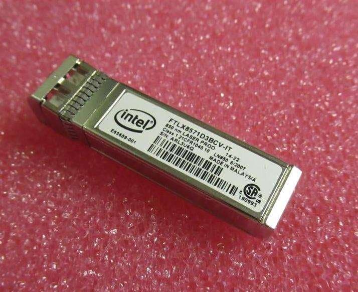 Intel FTLX8571D3BCV-IT SFP Transceiver Module 1000BASE-SX, 10GBASE-SR — view 2