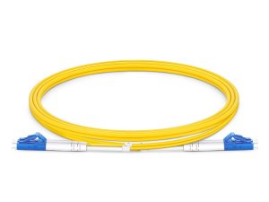 LC UPC to LC UPC Simplex Single Mode 3MM Fiber Optic Patch Cable