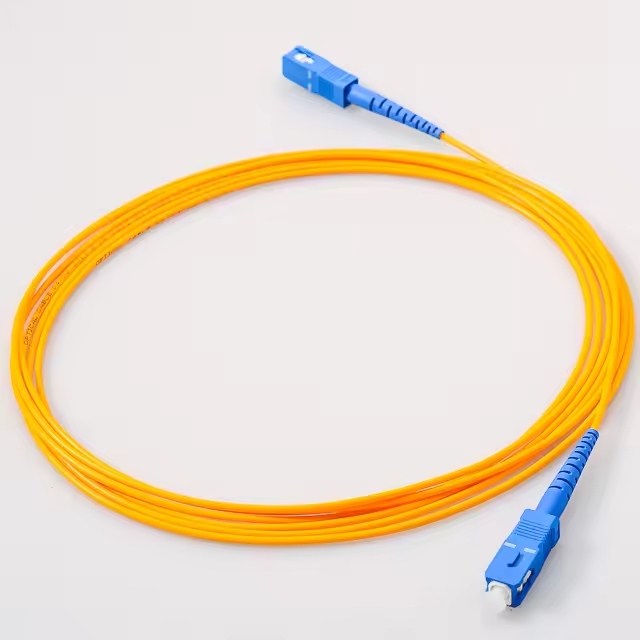 SC to SC Single Mode Fiber Optic Patch Cable 5m SC to SC Single Mode Fiber Optic Patch Cable